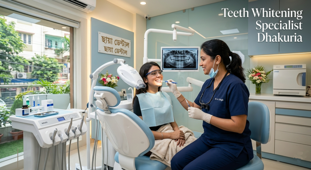 Teeth Whitening Specialist Dhakuria at Chhaya Dental