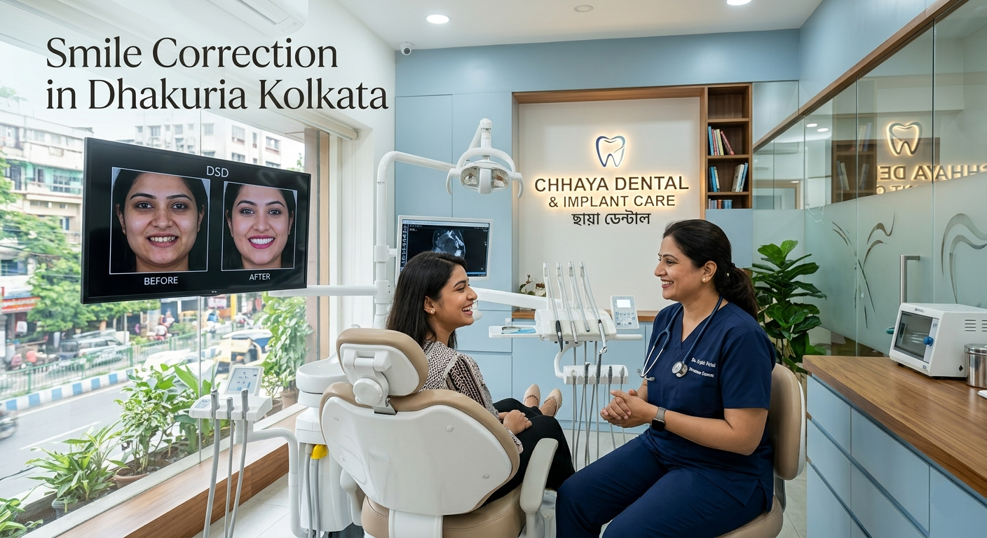 Smile Correction in Dhakuria Kolkata at Chhaya Dental